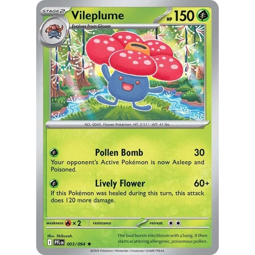 Vileplume (003/094) (ME02: Phantasmal Flames)