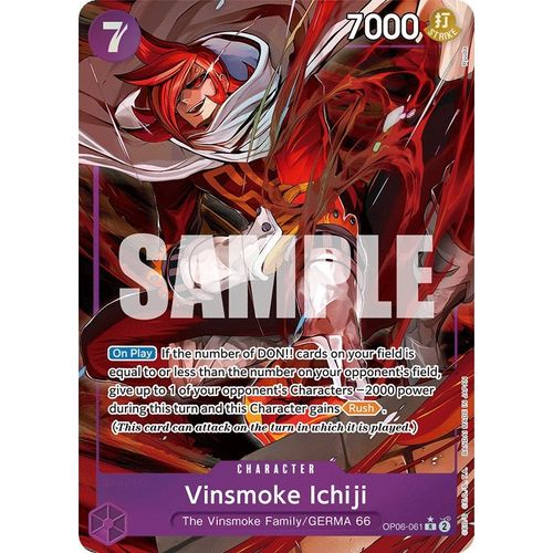 Vinsmoke Ichiji (061) (Alternate Art) (OP06-061) [Wings of the Captain]