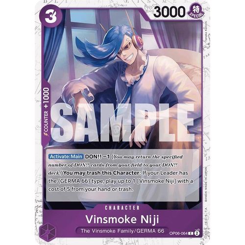 Vinsmoke Niji (OP06-064) (Jolly Roger Foil) (OP06-064) [Premium Booster -The Best-]