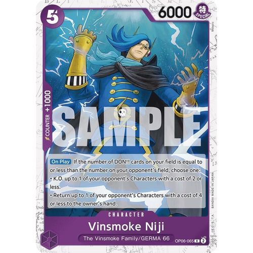 Vinsmoke Niji (OP06-065) (Jolly Roger Foil) (OP06-065) [Premium Booster -The Best-]