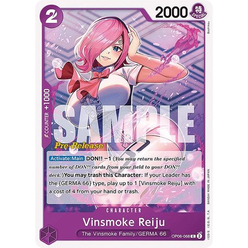 Vinsmoke Reiju (068) (OP06-068) [Wings of the Captain Pre-Release Cards]