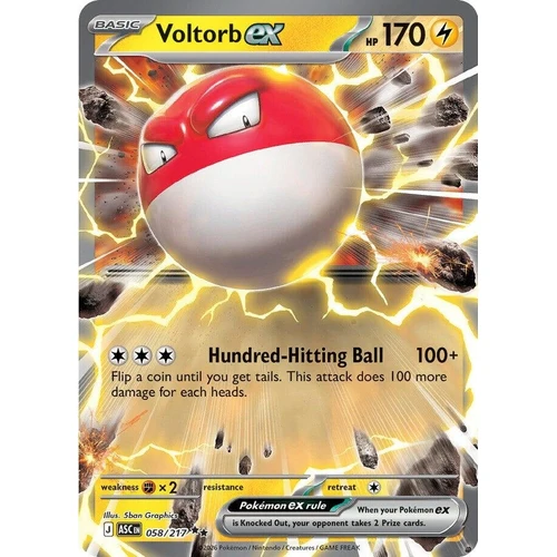 Voltorb ex (058/217) (ME: Ascended Heroes)