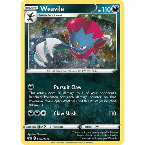 Weavile - SWSH246 (Cosmos Holo) (SWSH246) (SWSH: Sword & Shield Promo Cards)