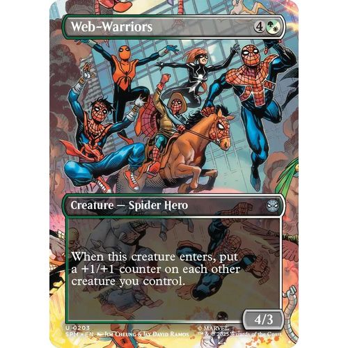 Web-Warriors (Borderless) (203) (Marvel's Spider-Man)