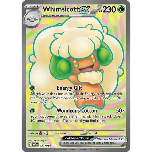 Whimsicott ex (157/086) (SV: White Flare)