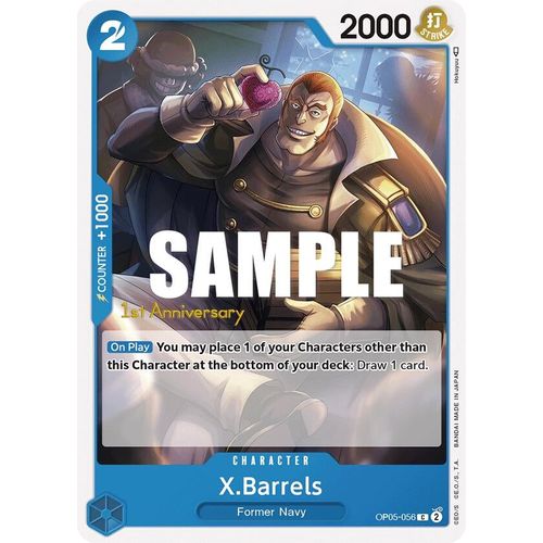 X.Barrels (OP05-056) [Awakening of the New Era: 1st Anniversary Tournament Cards]