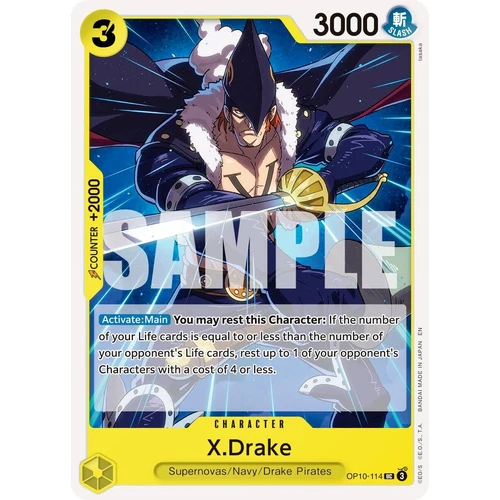 X.Drake (Reprint) (OP10-114) (Premium Booster -The Best- Vol. 2)