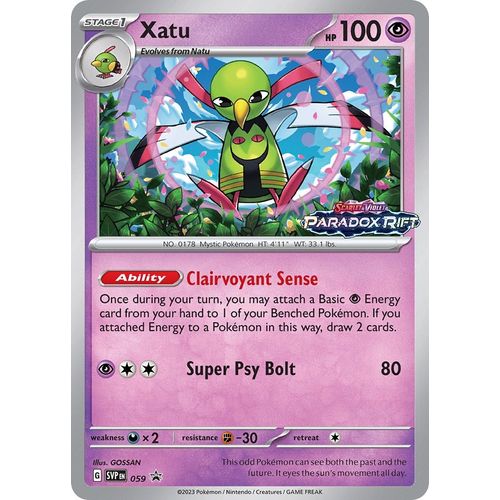 Xatu - 059 (Prerelease) (059) (SV: Scarlet & Violet Promo Cards)