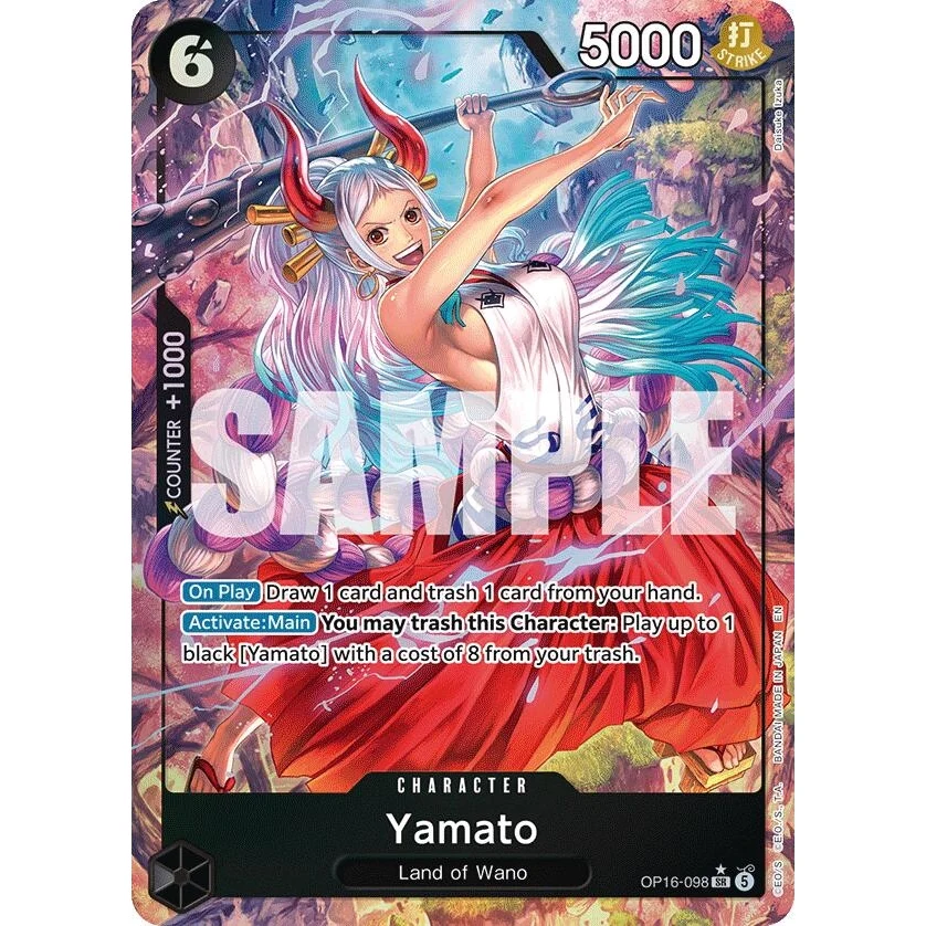 Yamato (098) (Alternate Art) (OP16-098) (The Time of Battle)