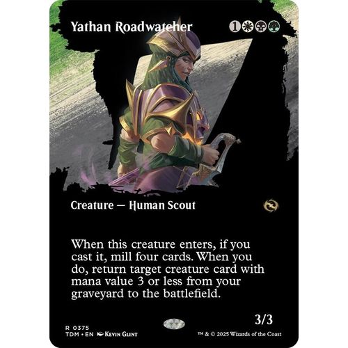 Yathan Roadwatcher (Borderless) (375) (Tarkir: Dragonstorm)