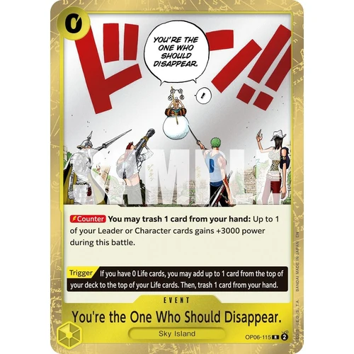 You're the One Who Should Disappear (Reprint) (OP06-115) (Premium Booster -The Best- Vol. 2)