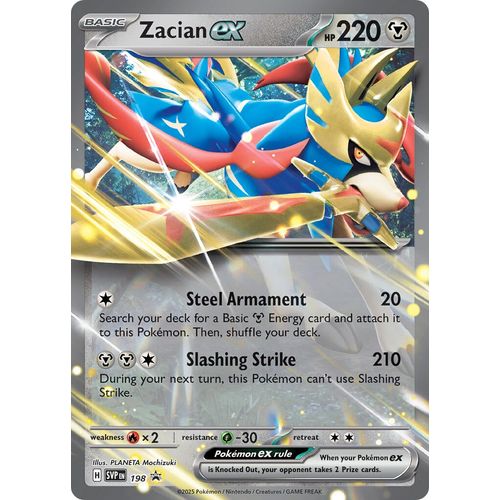 Zacian ex - 198 (198) [SV: Scarlet & Violet Promo Cards]