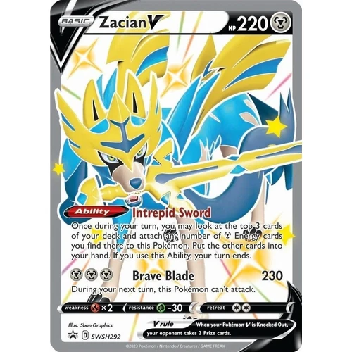 Zacian V (Shiny) - SWSH292 (SWSH292) (SWSH: Sword & Shield Promo Cards)