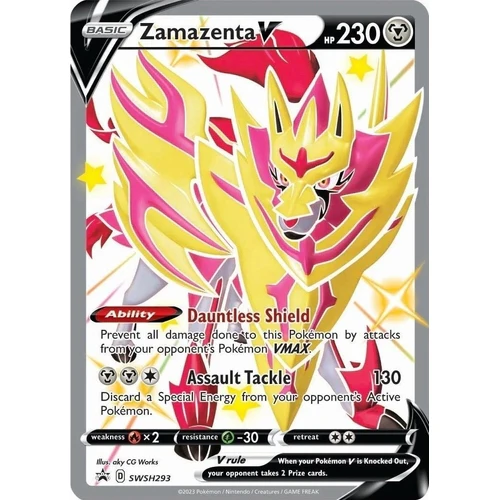 Zamazenta V (Shiny) - SWSH293 (SWSH293) (SWSH: Sword & Shield Promo Cards)