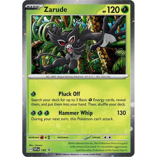 Zarude - 199 (Cosmos Holo) (199) (SV: Scarlet & Violet Promo Cards)