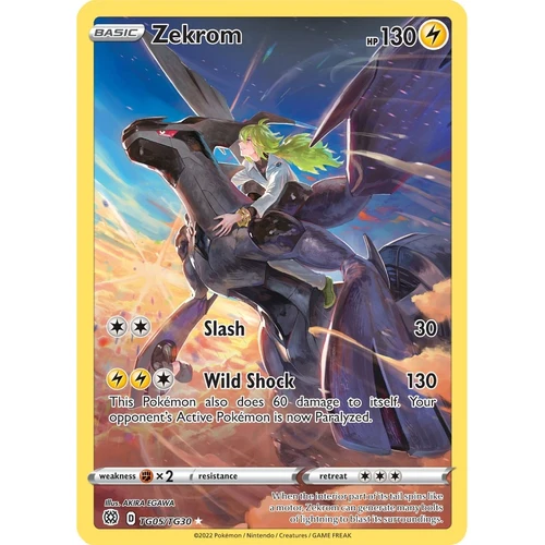 Zekrom (TG05/TG30) (SWSH09: Brilliant Stars Trainer Gallery)