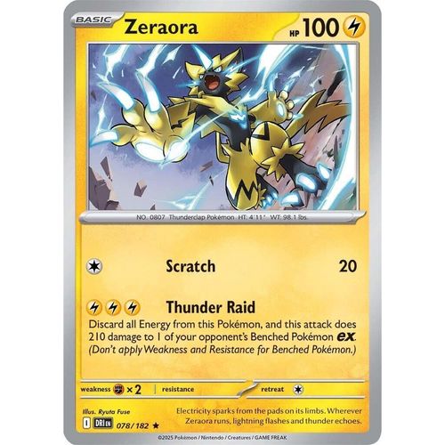 Zeraora (078/182) (SV10: Destined Rivals)